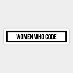 women who code Sticker